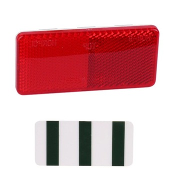 фото thumb №1, Отражатель красный prostokątny с лента samoprzylepną