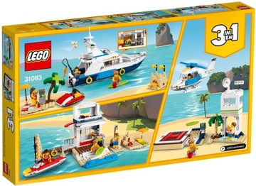 LEGO CREATOR 31083 ДОМ НА ПЛЯЖЕ КОРАБЛЬ МОТОРНАЯ ЛОДКА!