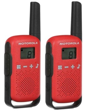 MOTOROLA Krótkofalówki czerwone T42 radia PMR 4szt