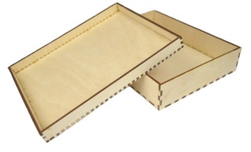 ДЕРЕВЯННАЯ КОРОБКА Свадебный контейнер 13x10см