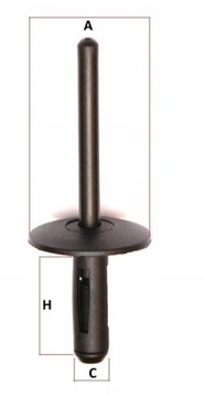 фото thumb №3, Штифт nit подкрылок mini countryman r60 paceman r61