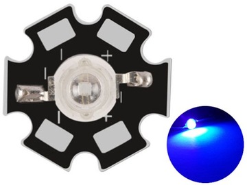 Dioda POWER LED 3W EPILEDS UV 390-410nm, 45mil PCB
