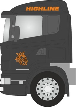 НАКЛЕЙКИ SCANIA GRIFF с надписью 40х40 см