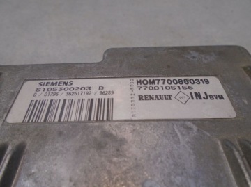 фото thumb №7, Блок керування двигуном (ecu) renault megane i 1.6 s105300203b
