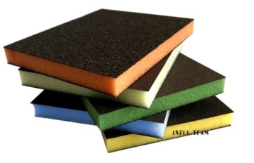 Губка абразивная INDASA белая 1000-1500 подготовка к окрашиванию 1470