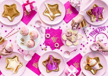 Бумажные трубочки C. PINK STRIPES на годовалый день рождения