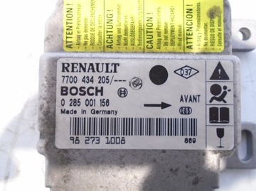 фото thumb №2, Модуль датчик подушек renault clio ll 0285001156