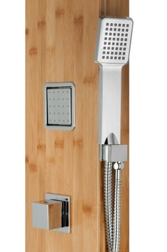 PANEL PRYSZNICOWY DREWNIANY CORSAN BAO TERMOSTAT