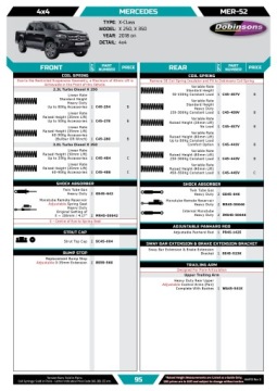 фото thumb №3, Dobinsons mercedes x-klasa pickup lift +2'' набор