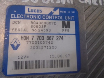 фото thumb №4, Блок управления бортовой компьютер carisma 1.9 td 7700867274