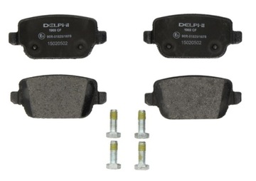 фото thumb №3, Delphi гальмівні диски+ гальмівні колодки задня ford mondeo mk4 iv galaxy