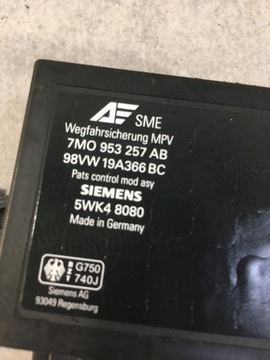 фото thumb №3, Модуль імобілайзера ford galaxy 1.9 tdi 7m0953257ab