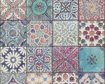 Виниловые обои для кухни TILE MOSAIC 36205-1