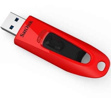 Флеш-накопитель SANDISK CRUZER ULTRA 32 ГБ USB 3.0 красный