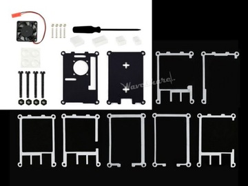 Корпус для Raspberry Pi 4, вентилятор радиатора