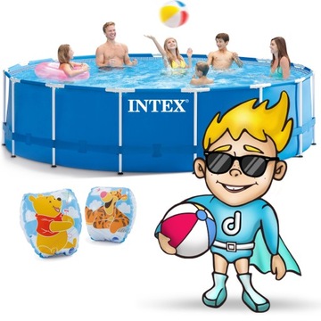 INTEX FRAME GARDEN POOL 457x122 комплект 18в1