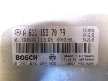 фото thumb №4, Блок керування двигуна mercedes vito w638 a6111537079