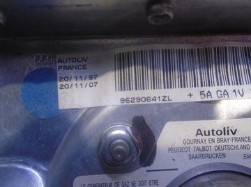 фото thumb №5, Подушка безопасности водителя peugeot 407 96290641zl
