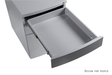 Metalowa szafka KONTENER SZUFLADY RP-04-black