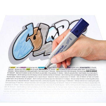 STAEDTLER ХАЙЛАЙТЕР пастельный СЕРЫЙ 364 ВИНТАЖ