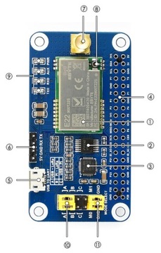 LoRa SX1262 868 МГц Raspberry Pi ARDUINO STM32