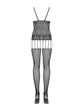Чулки Obsessive Bodystocking F235 черный S/M/L