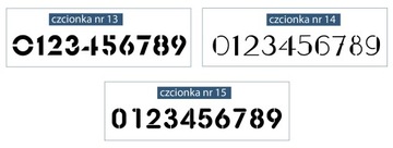 Раскрашивание пластикового шаблона цифр 0-9, 5 см.