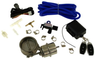 Купити Дросельна заслінка вихлоп 63mm 2,5'' пневматична closed набір turoboworks, фото thumb