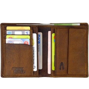 Мужской кожаный кошелек CAMEL ACTIVE 280 703 29 RFID