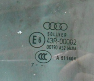 фото thumb №2, Audi a3 8p7 07r cabrio стекло правая зад задняя