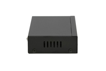 Коммутатор PoE Extralink 4xPoE, 2xLAN UPLINK до 250 м