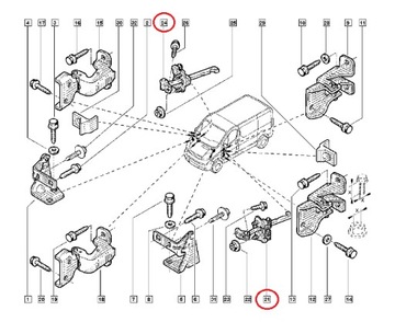 фото thumb №5, Oryg new ограничитель дверь renault trafic ii primastar