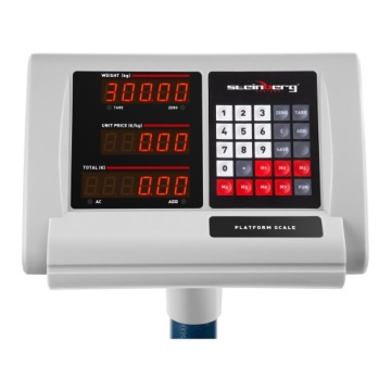ВЕСЫ ПЛАТФОРМЕННЫЕ МАГ. 300КГ/50Г STEINBERG 10030333