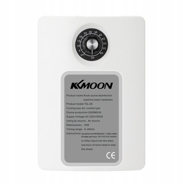 Портативный генератор озона KKmoon TQ-26 2000мг/ч