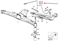 Bmw z3 купе e36 задний датчик abs 1164474 34521164474 Цена, фото thumb