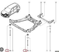 фото thumb №6, Втулка сайлентблок подрамник подрамник renault koleos nissan qashqai нижняя oryg