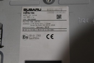 фото thumb №9, Радио cd навигация gps subaru forester iv sj рестайлинг оригинальный номер 86201sg170