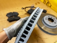 фото thumb №9, Комплект тормозные диски тормозные колодки тормозные перед land rover defender ii l663