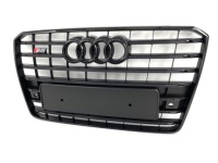 фото thumb №6, Audi a8 s8 d4 lift 2014-2017 решётка радиатора решётка радиатора shadow line