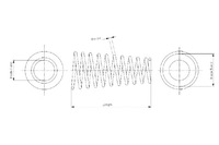 фото thumb №1, Monroe пружина подвеска задняя l/p hyundai accent ii 1.3-1.6