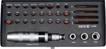 Yato YT-28000 Отвертка ударная с насадками 32 шт.