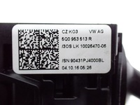 фото thumb №9, Кермовий/підкермовий перемикач стрічка комбінований 5q0953507hq skoda octavia iii 5e 16r