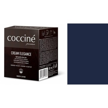 Pasta do butów krem do skór gładkich granatowy ochrona skóry Cream Elegance