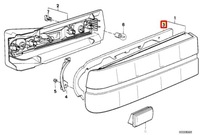 фото thumb №7, Bmw 3 e30 прокладка свет заднего lewego правого 63211370679 1370679 oem