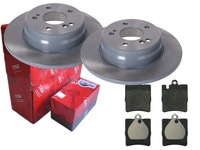 фото thumb №1, Тормозные диски тормозные колодки trw задняя mercedes slk r171 clk c209