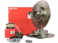 фото thumb №2, Brembo гальмівні диски+ гальмівні колодки задня renault fluence 260mm