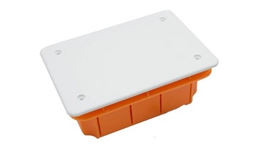 КОРОБКА ВСТРАИВАННОГО МОНТАЖА С БЕЛОЙ КРЫШКОЙ 96x126x62 IP40