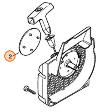 TABLICZKA Z TYPEM URZĄDZENIA STIHL MS 230 C EMBLEMAT ORYGINAŁ