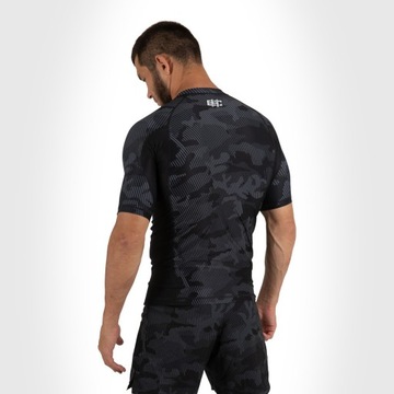 Мужской рашгард для ММА BJJ черный HAVOC M