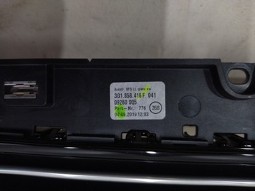 фото thumb №16, 3g1858416f ґрати повітропровід консолі середньої vw arteon 2019+